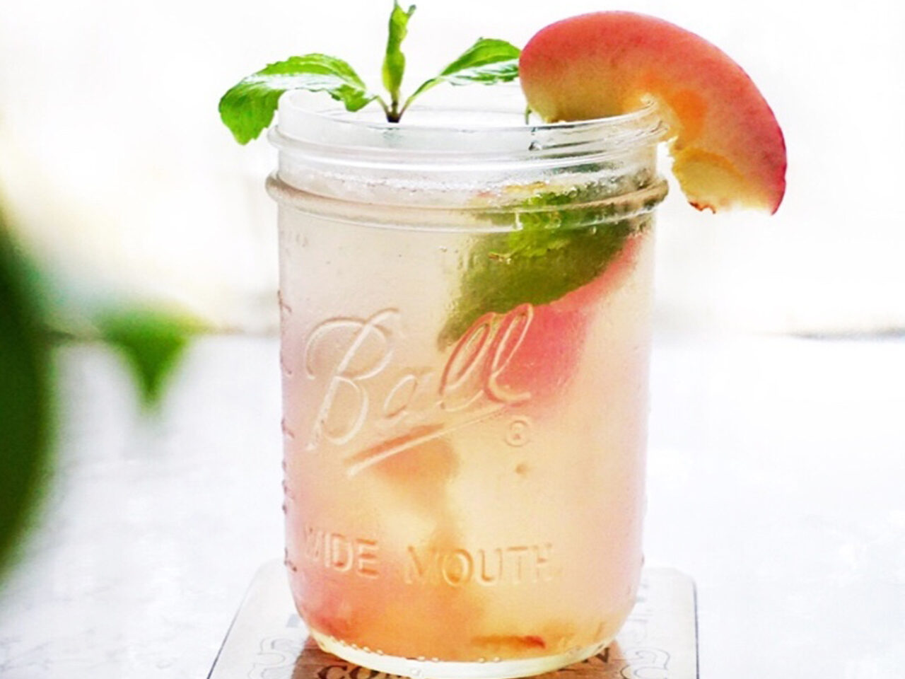 Mojito cu piersici poza