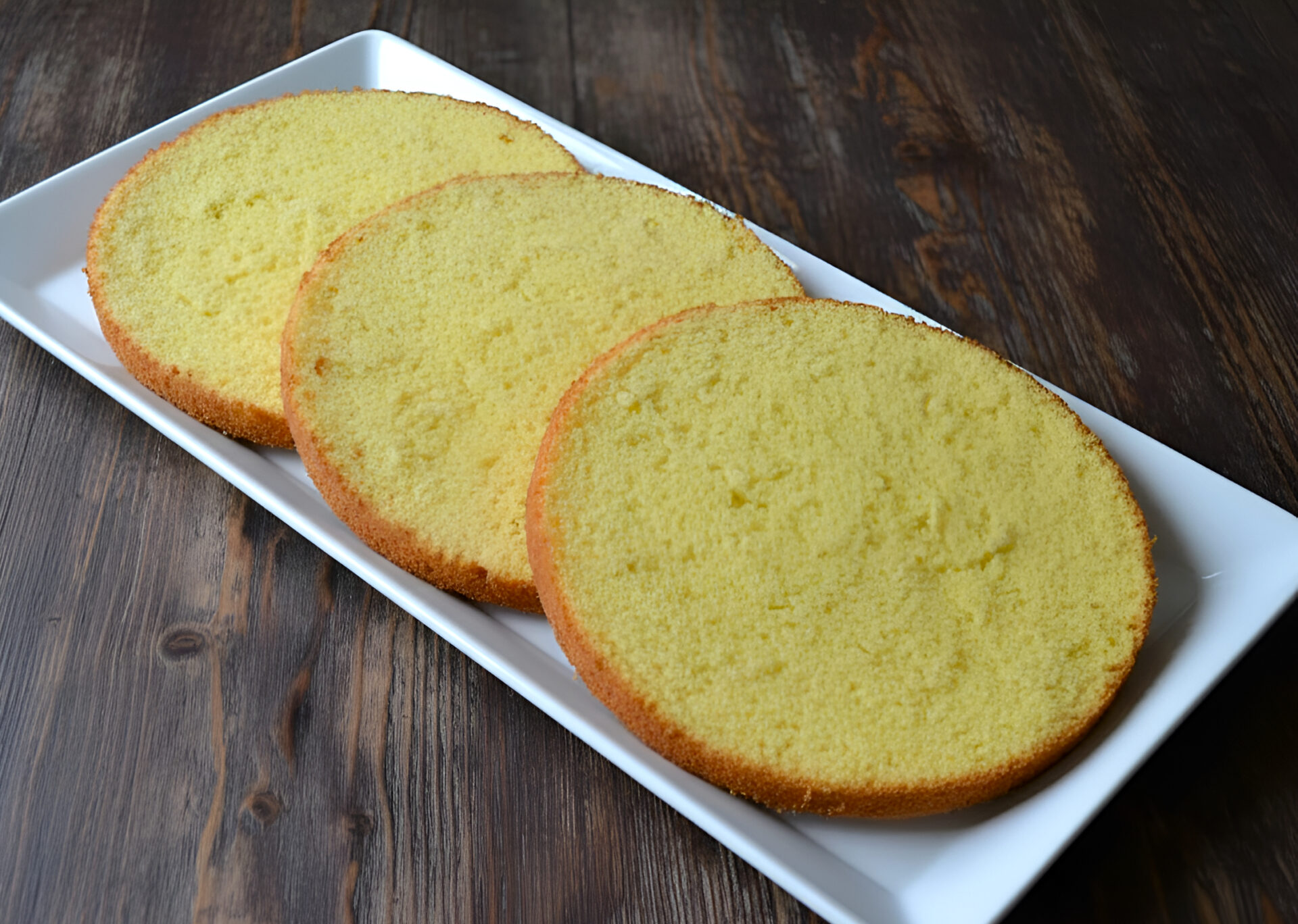 Pandispan fara oua la cuptor poza