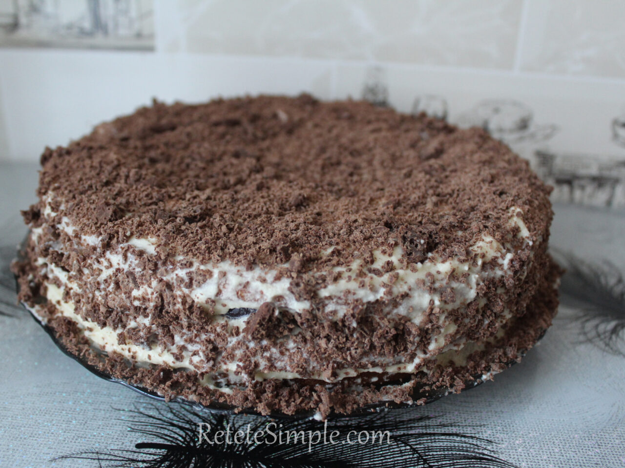 Tort de ciocolata cu cirese