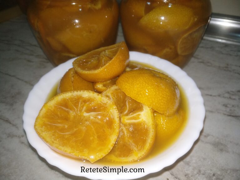 Dulceata de mandarine cu coaja