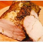 Sunca de porc cu usturoi