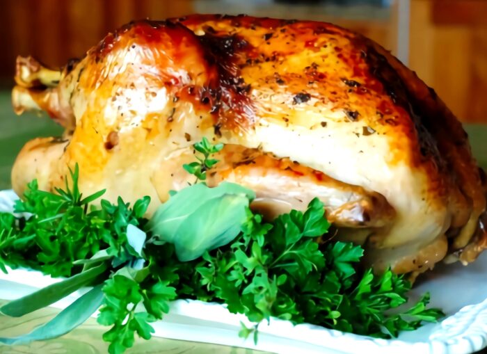 Curcan cu mere la cuptor poza