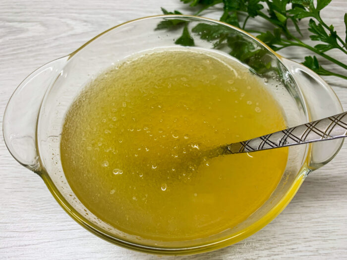 adăugați gelatină