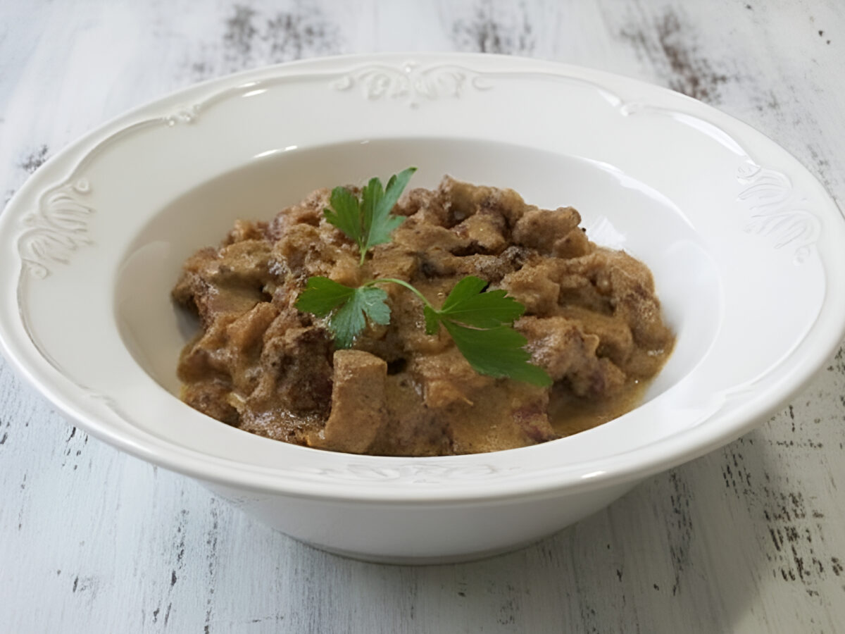 Carne de porc in smantana poza