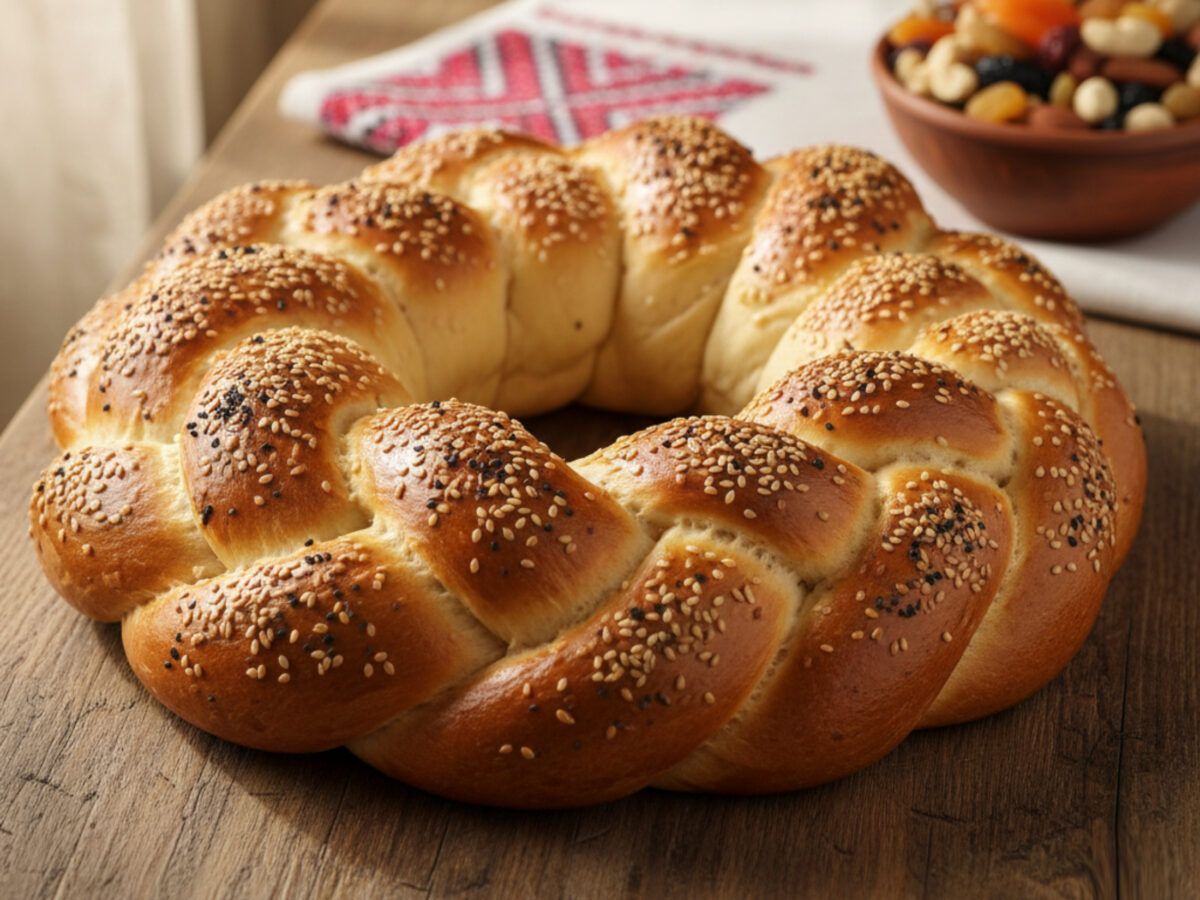 Colac moldovenesc de sarbatoare poza