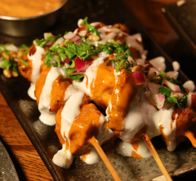 Frigarui de pui cu miere la gratar poza