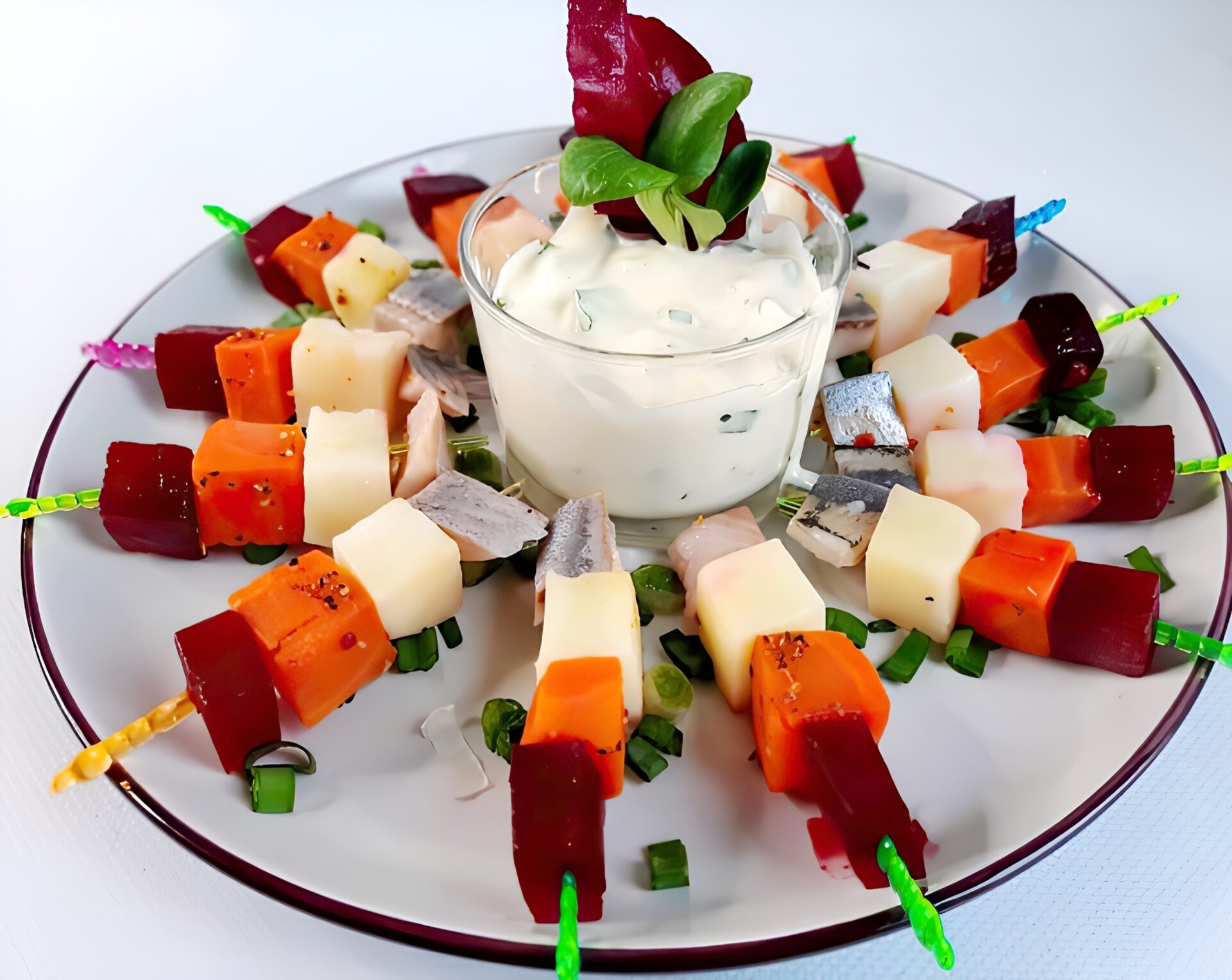 Hering sub o haină de blană