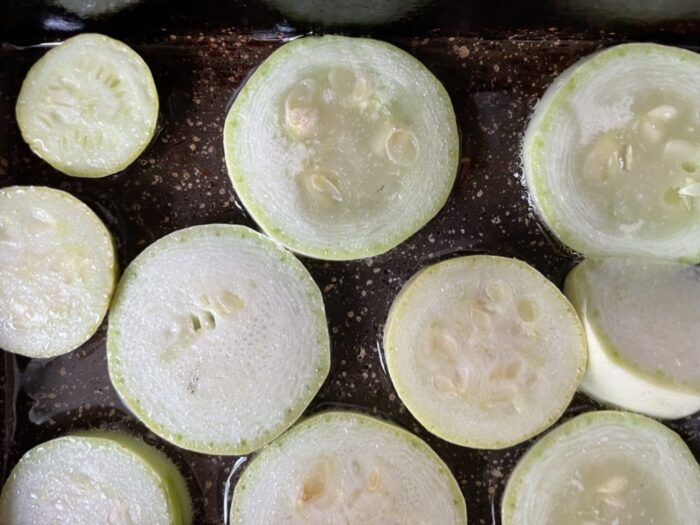 Se spală bine dovleceii