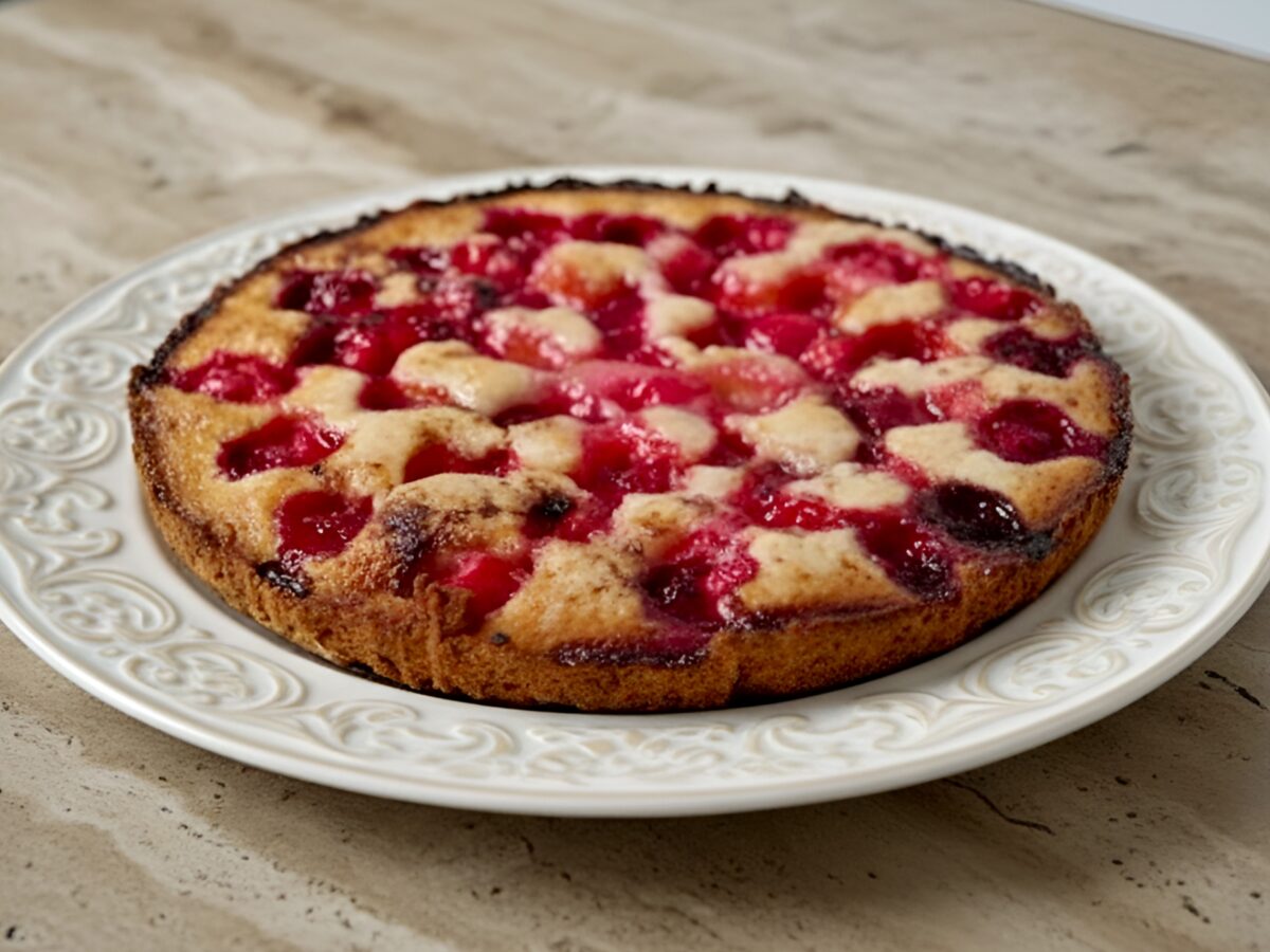 Placinta cu fructe de padure poza