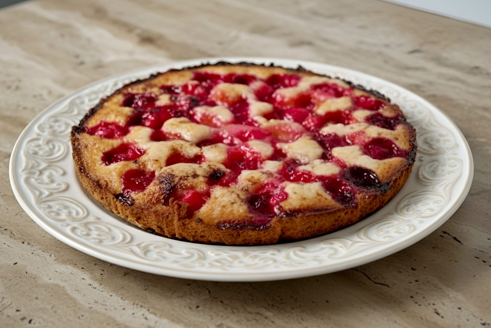 Placinta cu fructe de padure poza