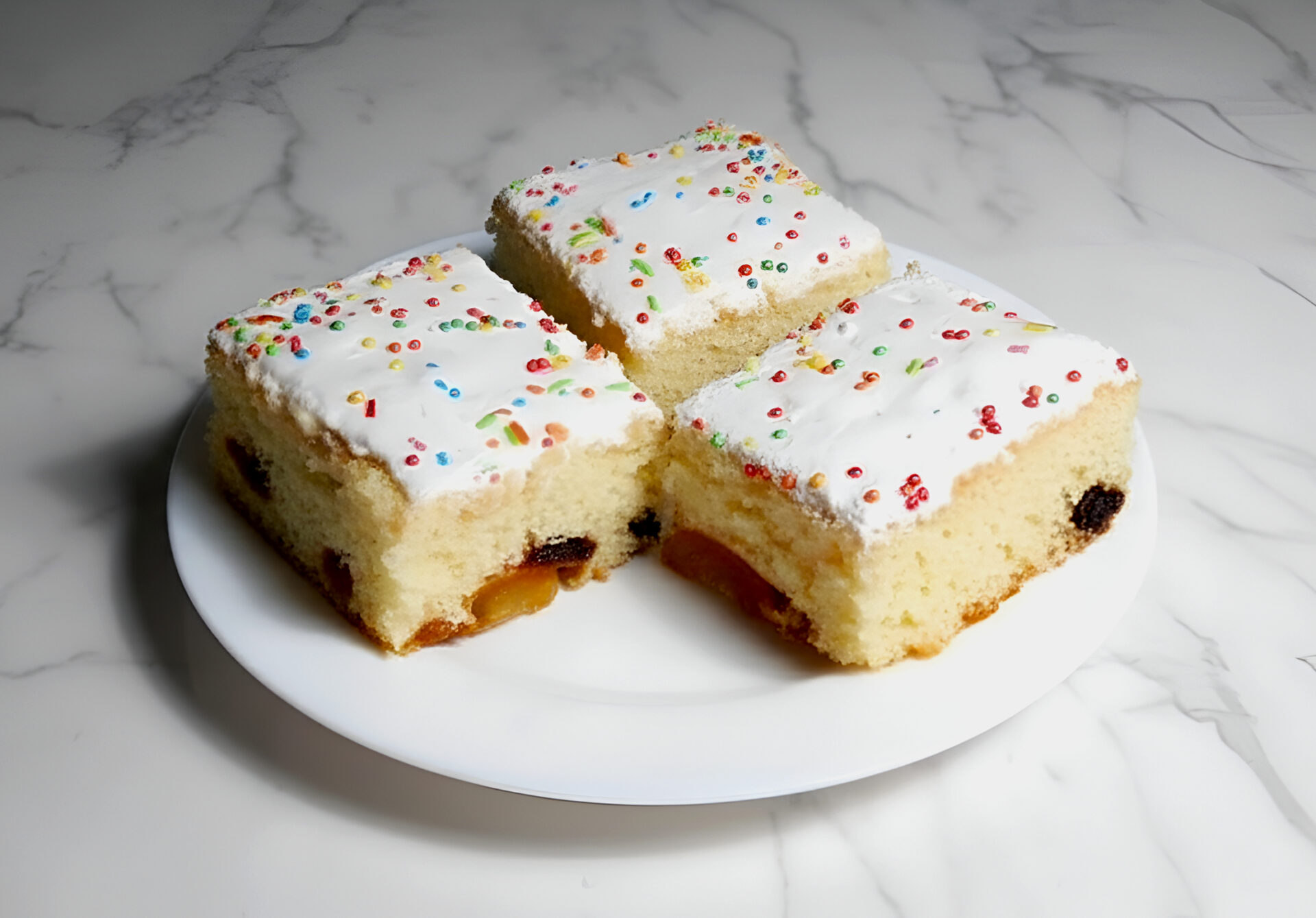 Prajitura cu cirese si caise poza