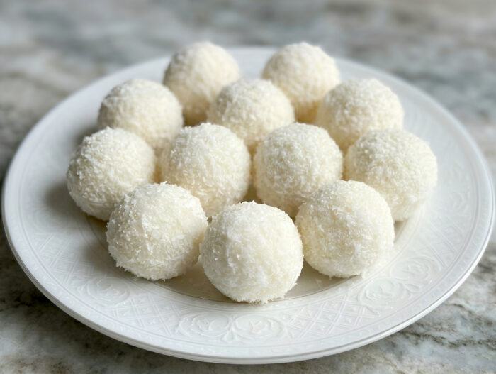 Raffaello cu lapte condensat poza