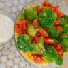 Salată cu broccoli și ou poza