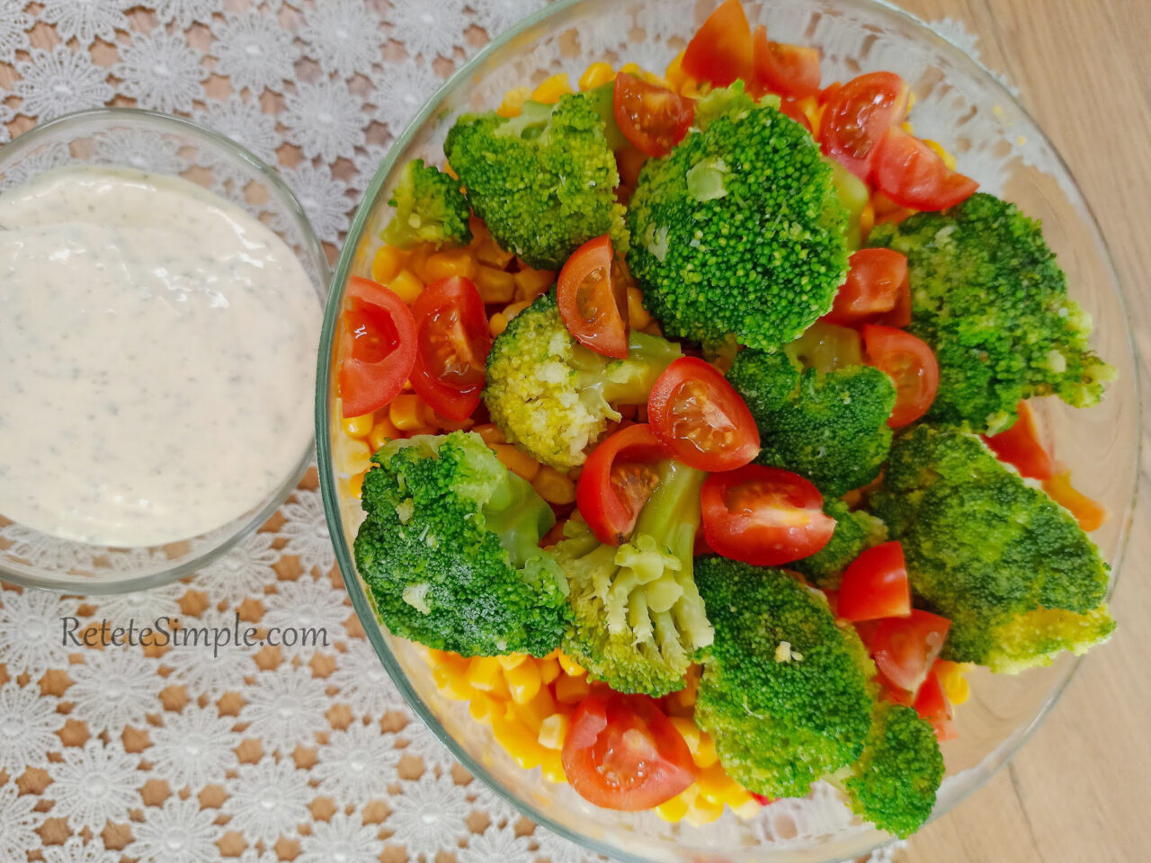 Salata cu broccoli si ou