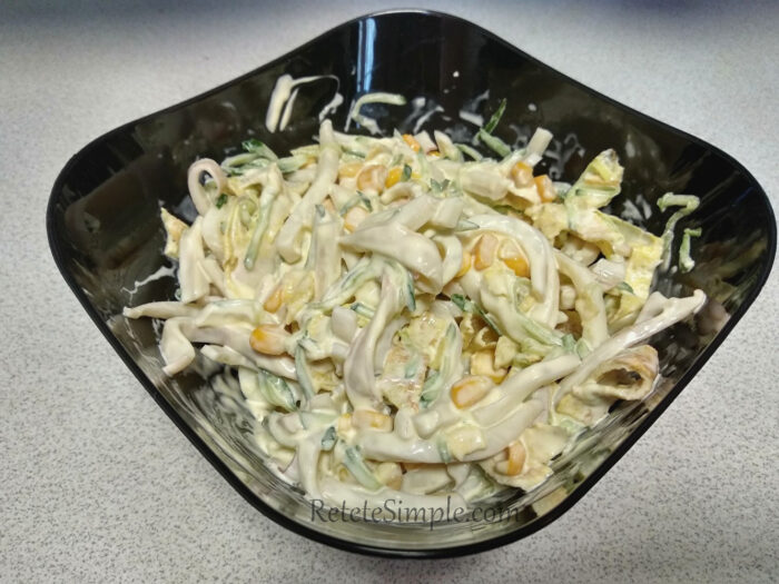 Salata cu calamar si legume poza principala