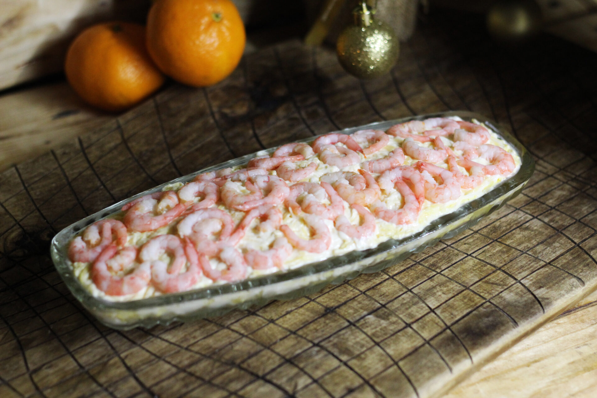 Salată de creveți pentru o masă rapidă poza