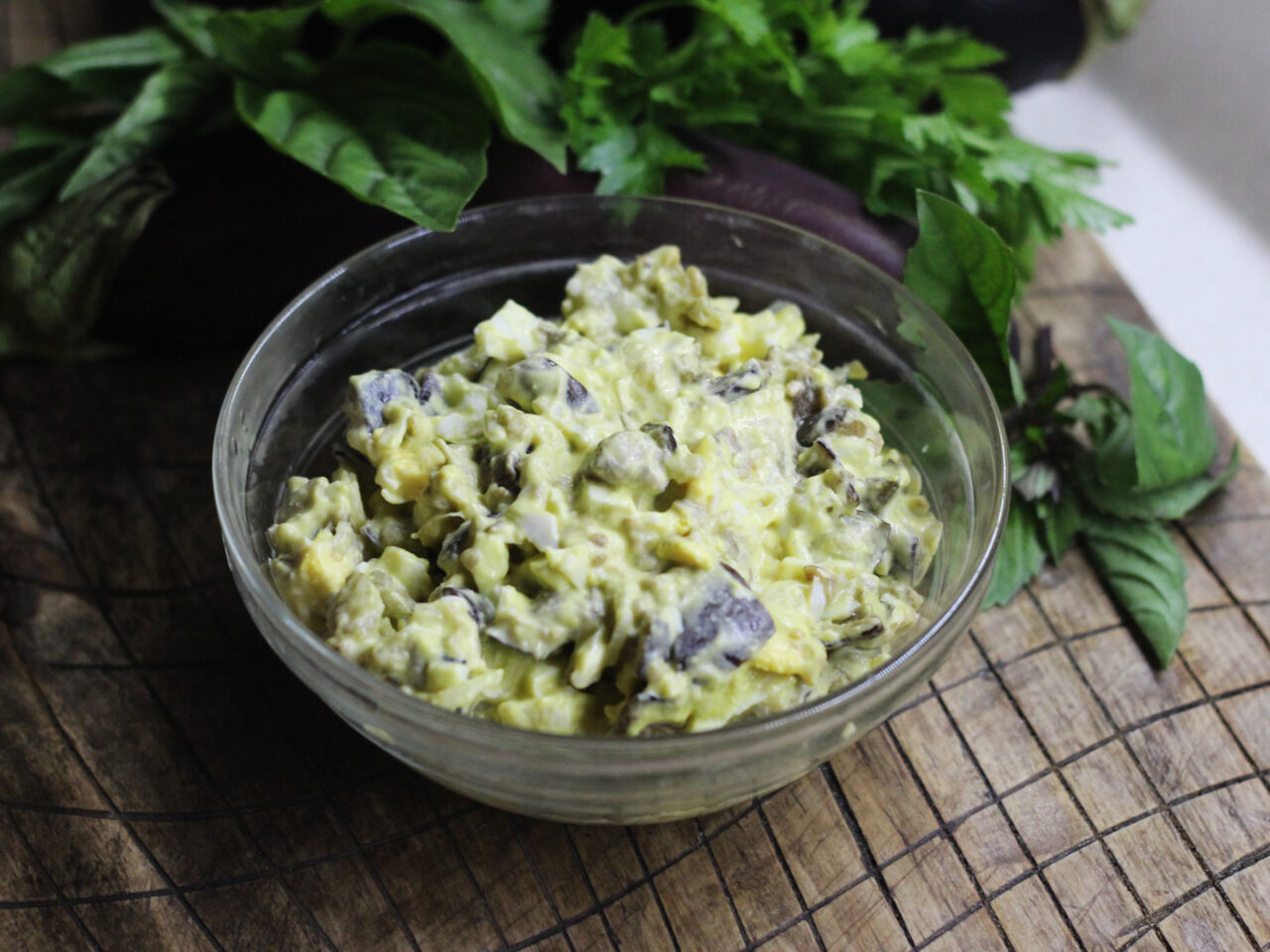 Salata de Vinete cu ceapa poza