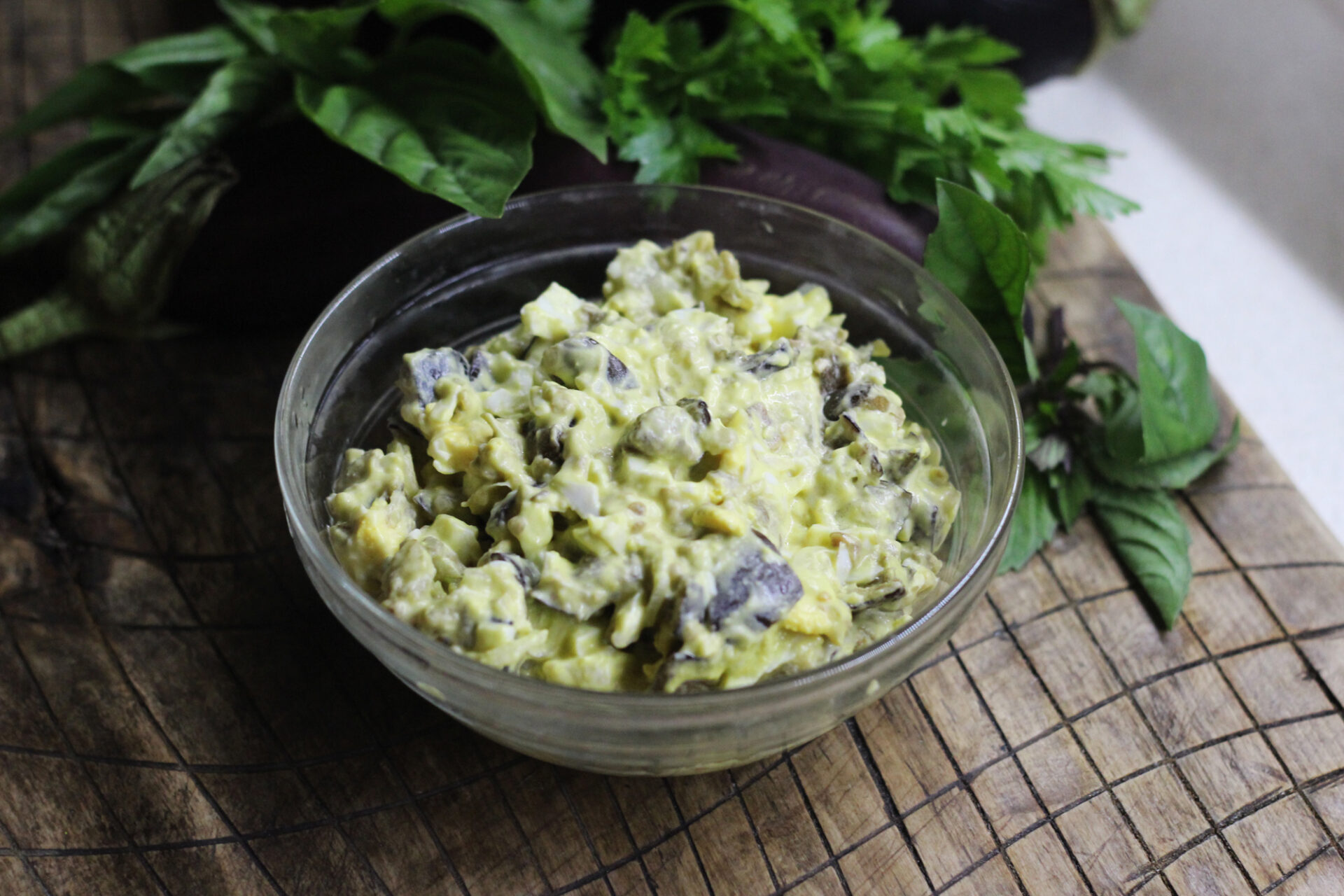 Salata de Vinete cu ceapa poza