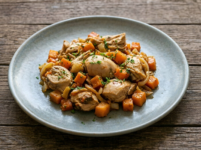 Tocana de vita cu dovleac poza