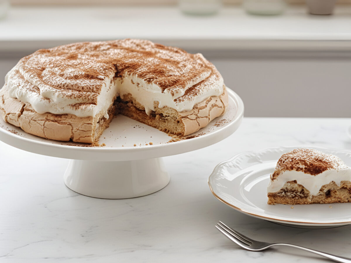 Tort Pavlova Cappuccino poza