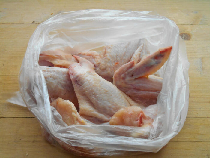 Înțepați aripile spălate