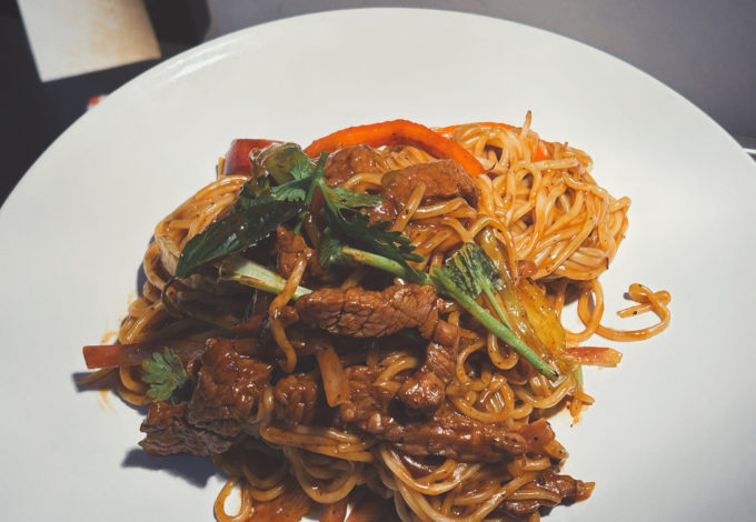 Spaghete cu carne de vita poza