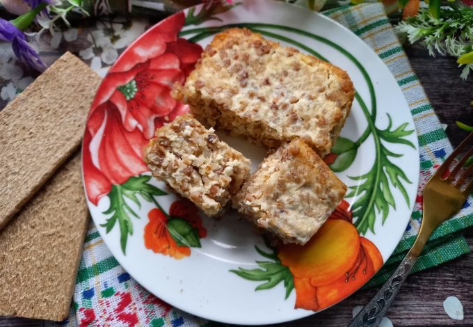Budinca de hrisca cu branza de vaci