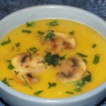 Supa crema de dovleac cu ciuperci