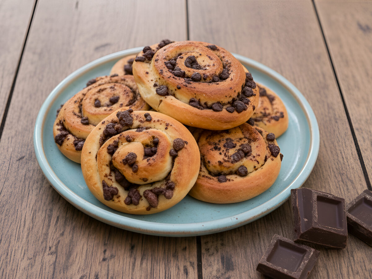 Chifle cu ciocolata poza