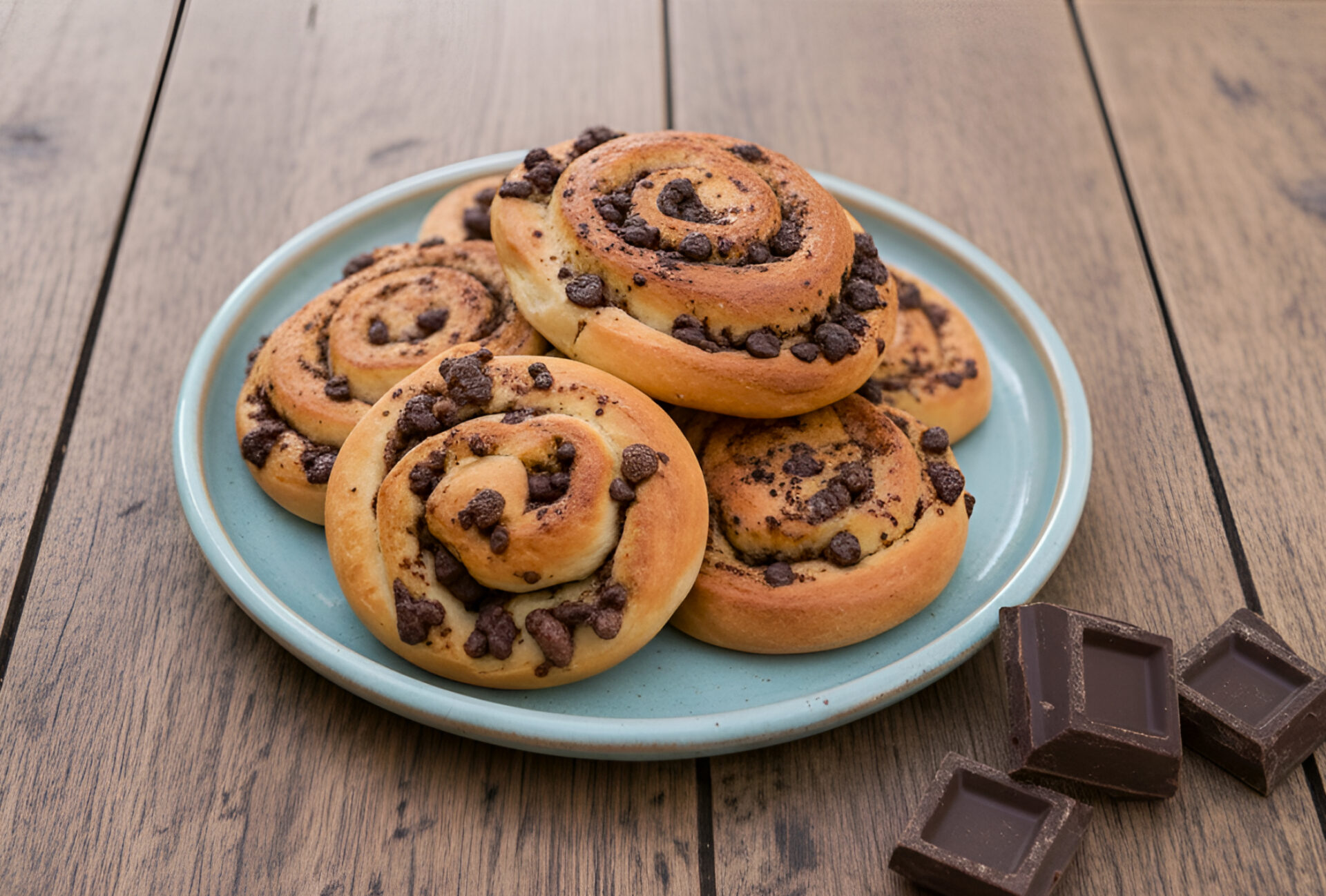 Chifle cu ciocolata poza