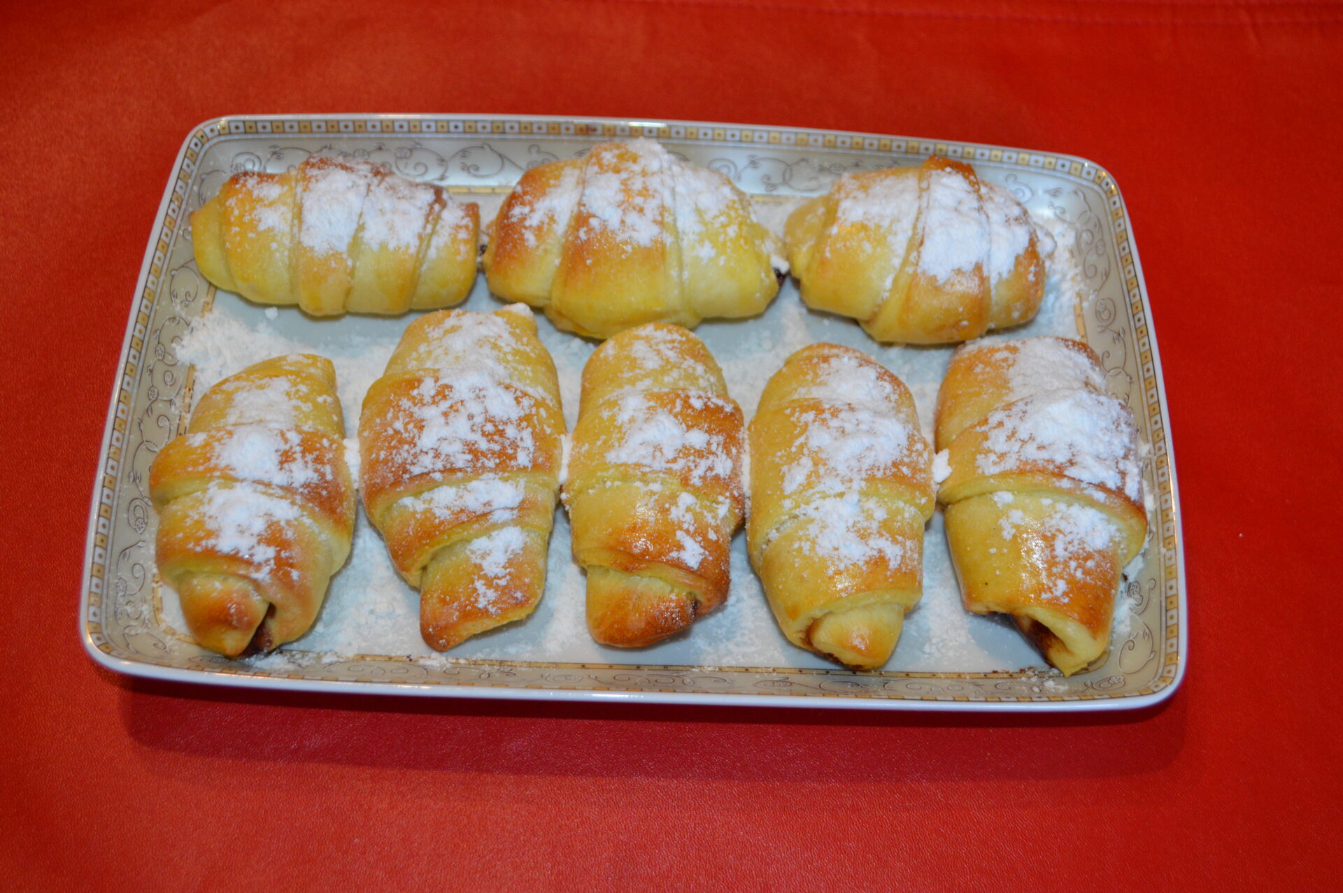 Cornuleţe cu gem poza