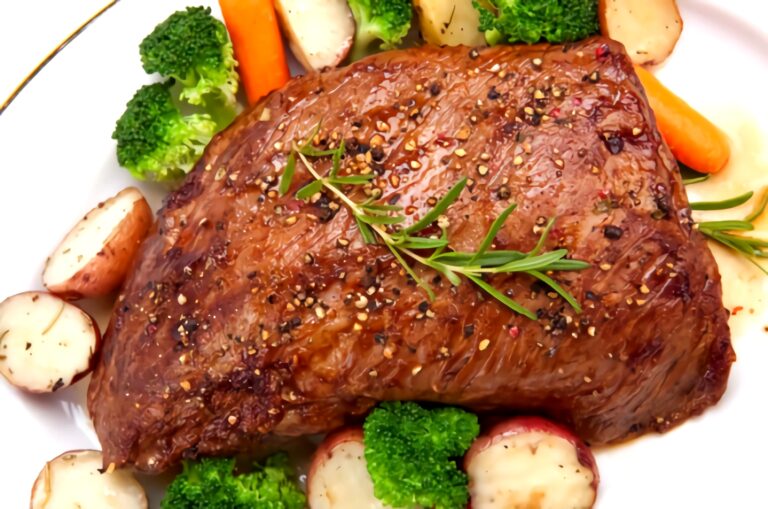 Carne de vita la cuptor cu mustar