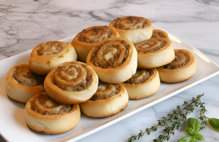 Placintele cu carne sunt gata