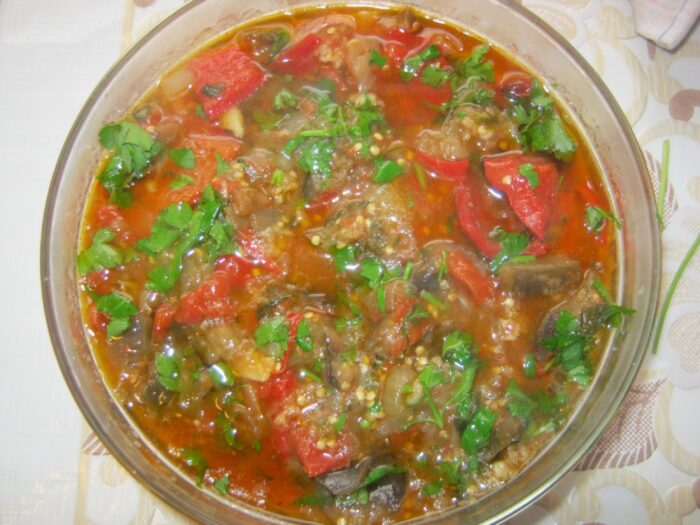 Vinete cu ardei la borcan aperitiv delicios poza