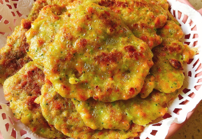Chiftele din broccoli si creveti