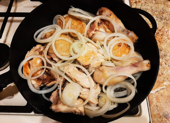 Puneti inelele de ceapa