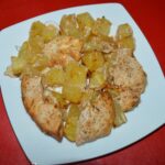 Cartofi cu piept de pui la cuptor