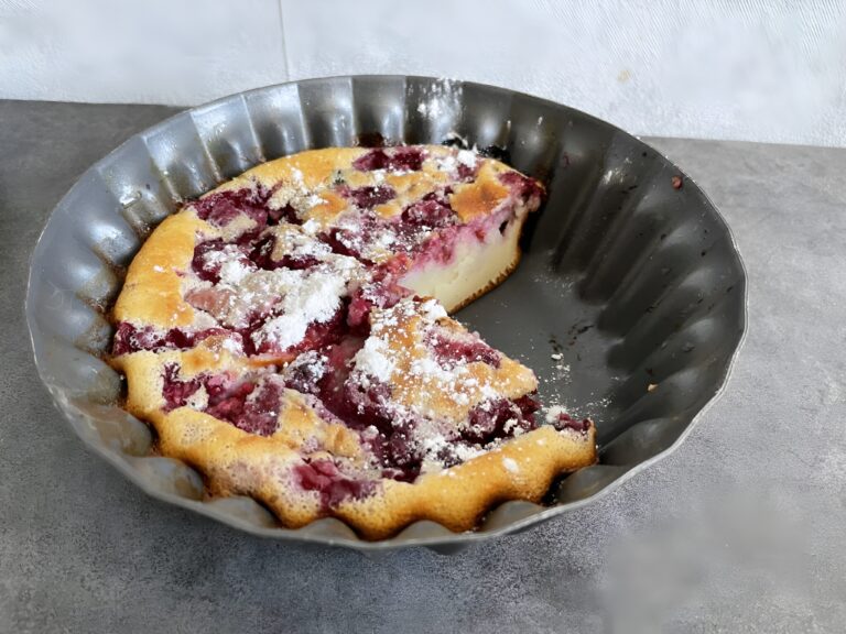 Clafoutis cu zmeura