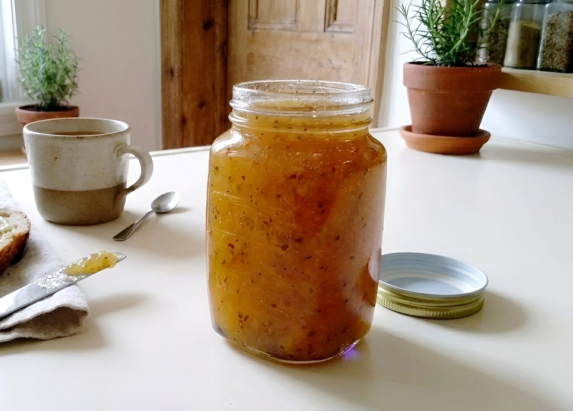 Gem de pere si fructul pasiunii poza