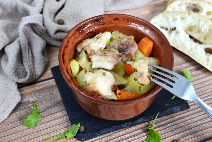 Ghiveci cu curcan si legume poza