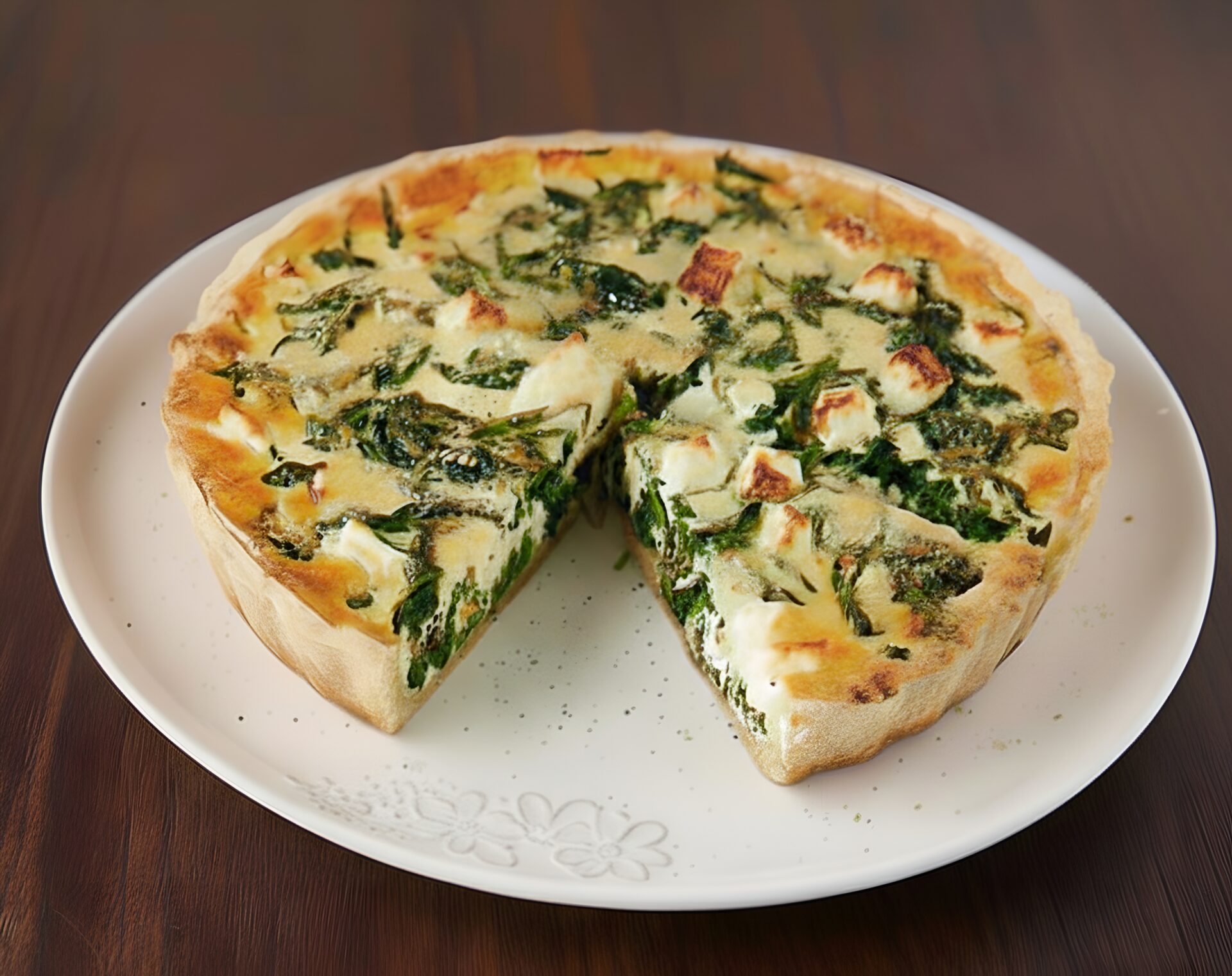 Omleta cu spanac si branza feta