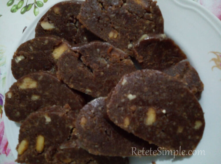 Salam de biscuiti cu ciocolata