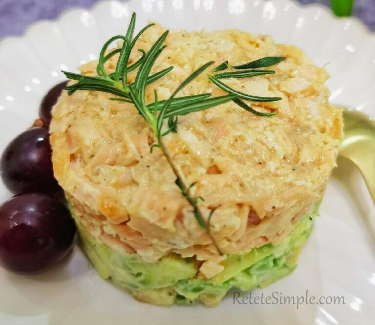 Tartar de somon cu avocado