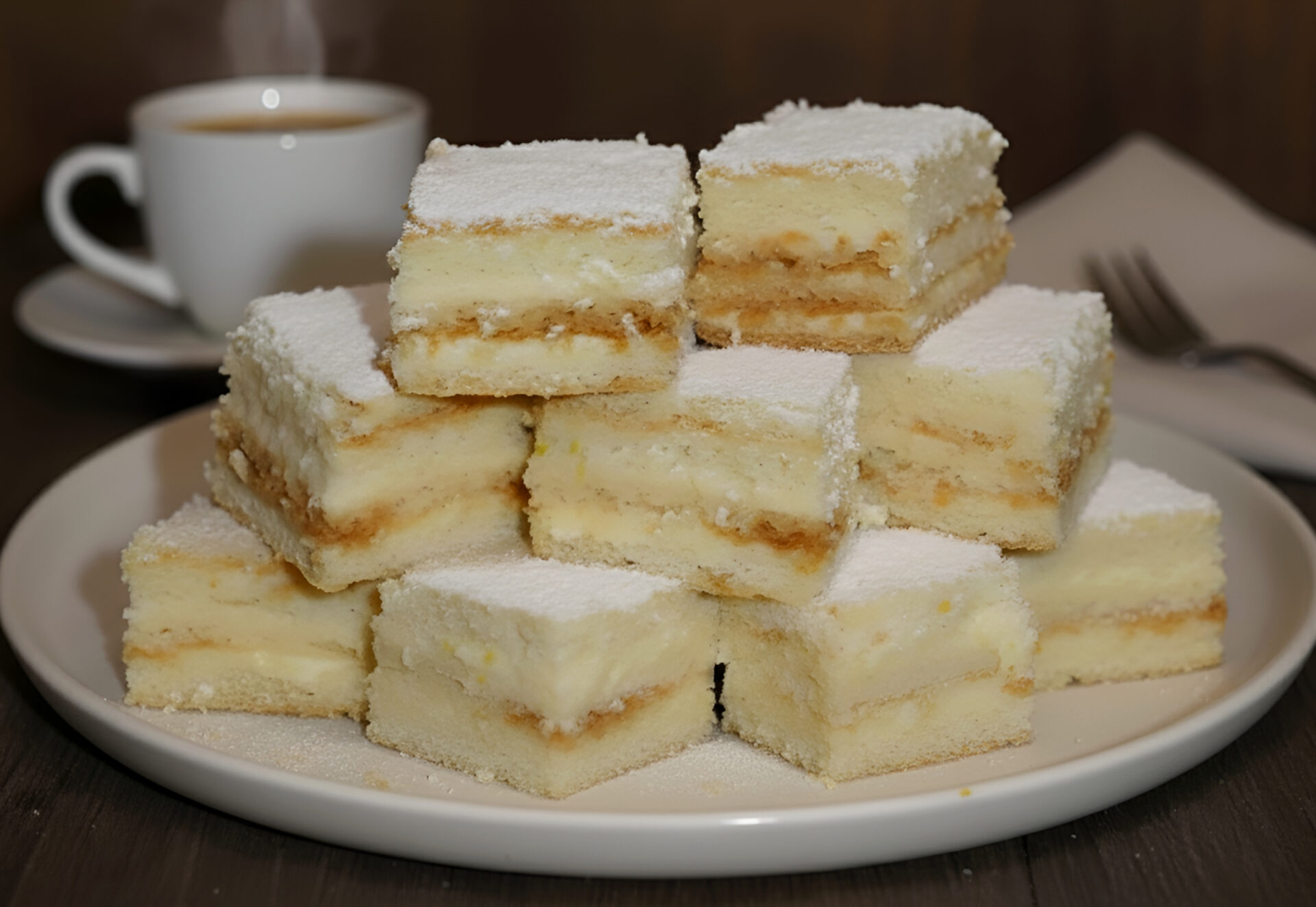 Prajitura Alba Ca Zapada poza