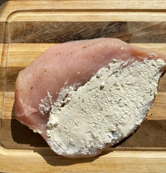 Ungeti pe o jumatate crema de branza