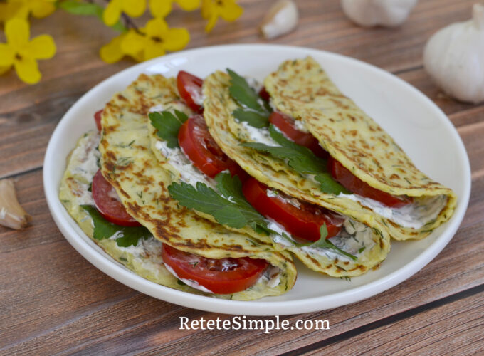 Tortilla din dovlecei