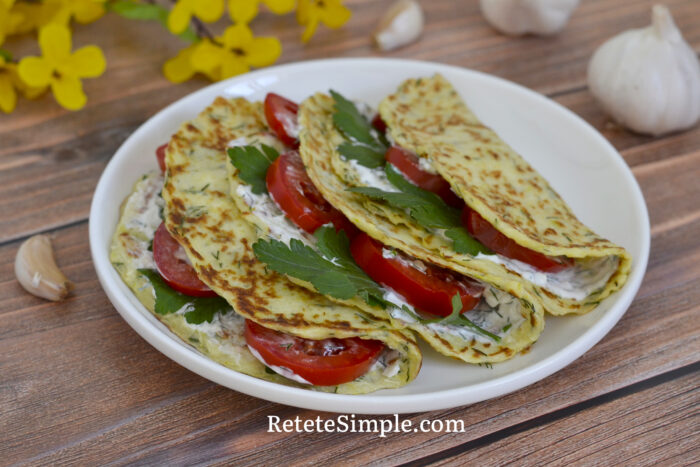 Tortilla din dovlecei