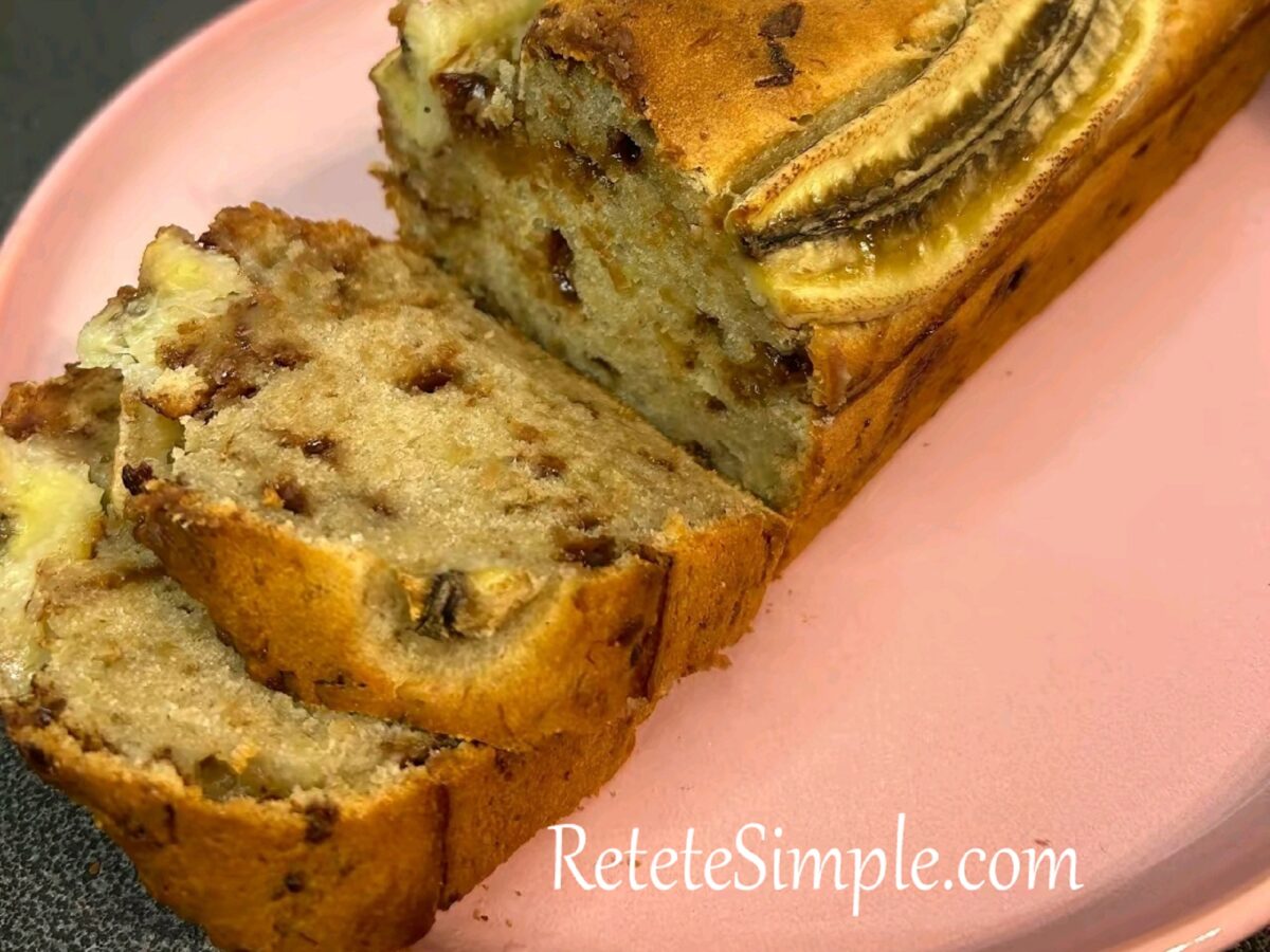 Banana Bread - reteta simpla si rapida de chec cu banane poza