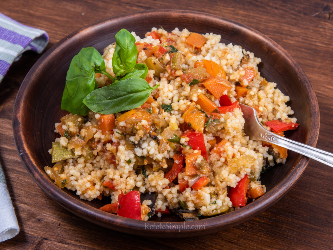 Cuscus cu legume inabusite poza