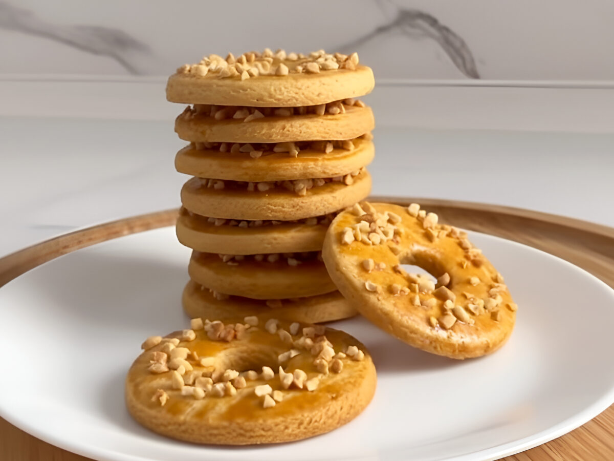 Fursecuri inele cu unt si arahide poze